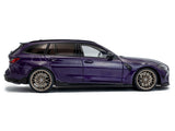 2024 BMW M3 Touring Performance Purple 1:18 Solido Licensed Diecast Scale Model Car Collectible