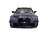 2024 BMW M3 Touring Performance Purple 1:18 Solido Licensed Diecast Scale Model Car Collectible