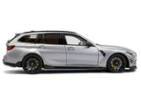 2024 BMW M3 Touring Performance Silver Grey 1:18 Solido Licensed Diecast Scale Model Car Collectible