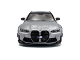 2024 BMW M3 Touring Performance Silver Grey 1:18 Solido Licensed Diecast Scale Model Car Collectible