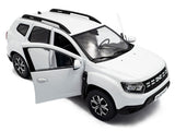 2024 Dacia Duster Ph 2.5 White 1:18 Solido Licensed Diecast Scale Model Car Collectible