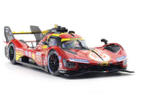 2024 Ferrari 499P #50 Winner 24H Le Mans 1:18 Bburago Licensed Diecast Scale Model Car Collectible