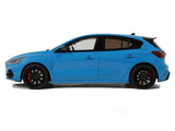 2024 Ford Focus ST Edition Azure Blue 1:18 OttOmobile Licensed Resin Scale Model Car Collectible