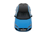 2024 Ford Focus ST Edition Azure Blue 1:18 OttOmobile Licensed Resin Scale Model Car Collectible