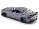 2024 Ford Mustang Dark Horse Grey Acrylic Case 1:24 Bburago Licensed Diecast Scale Model Car Collectible