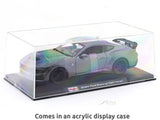 2024 Ford Mustang Dark Horse Grey Acrylic Case 1:24 Bburago Licensed Diecast Scale Model Car Collectible