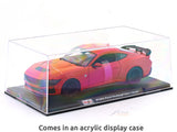 2024 Ford Mustang Dark Horse Red Acrylic Case 1:24 Bburago Licensed Diecast Scale Model Car Collectible