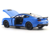 2024 Ford Mustang GT Blue 1:24 Welly Licensed Diecast Scale Model Car Collectible