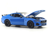 2024 Ford Mustang GT Blue 1:24 Welly Licensed Diecast Scale Model Car Collectible