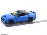 2024 Ford Mustang GT Blue 1:24 Welly Licensed Diecast Scale Model Car Collectible