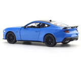 2024 Ford Mustang GT Blue 1:24 Welly Licensed Diecast Scale Model Car Collectible