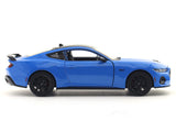 2024 Ford Mustang GT Blue 1:24 Welly Licensed Diecast Scale Model Car Collectible