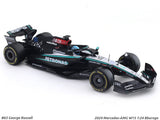 2024 Mercedes-AMG W15 #63 George Russell 1:24 Bburago licensed Formula 1 diecast scale model car