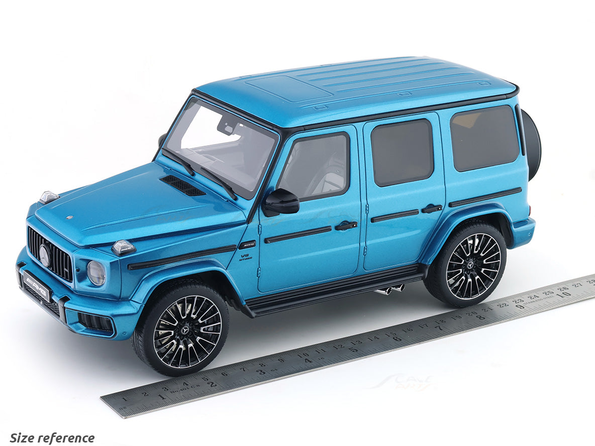 2024 Mercedes-Benz AMG G63 Hyperblau Magno 1:18 GT Spirit Premium