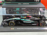2024 Mercedes-AMG W15 #44 Lewis Hamilton 1:24 Bburago licensed Formula 1 diecast scale model car