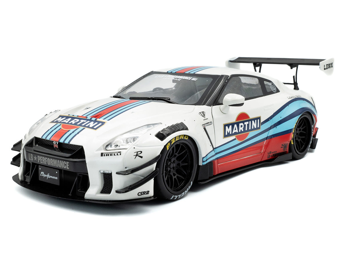 2024 Nissan GT-R R35 Martini LBWK 2.0 1:18 Solido Licensed Diecast Sca