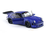2024 Porsche KS-R by Khyzyl Saleem Blue 1:18 Solido Licensed Diecast Scale Model Car Collectible