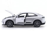 2024 Porsche Macan Turbo Electric Silver 1:24 Bburago Licensed Diecast Scale Model Car Collectible