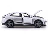 2024 Porsche Macan Turbo Electric Silver 1:24 Bburago Licensed Diecast Scale Model Car Collectible