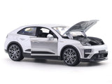 2024 Porsche Macan Turbo Electric Silver 1:24 Bburago Licensed Diecast Scale Model Car Collectible