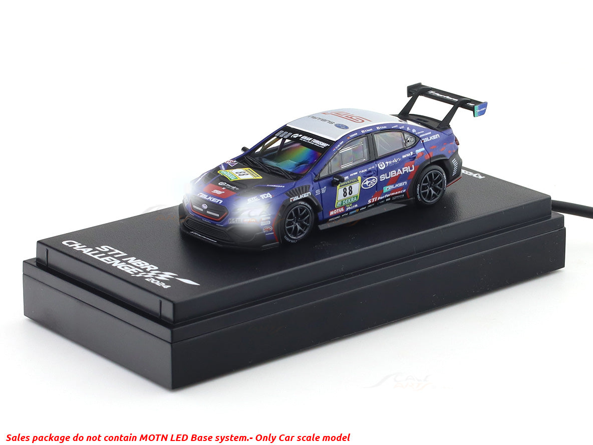 EBBRO SUBARU WRX STI No.88 ミニカー EBBRO (エブロ) SUBARU WRX STI Nurburgring 24-hour Race 2018