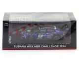 2024 Subaru WRX STI NBR #88 1:64 Kyosho Licensed Diecast Scale Model | Mini Car Book Series Collectible with LED & Book