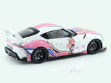 2024 Toyota GR Supra Itasha White 1:18 Solido Licensed Diecast Scale Model Car Collectible