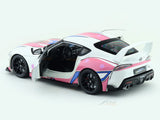 2024 Toyota GR Supra Itasha White 1:18 Solido Licensed Diecast Scale Model Car Collectible