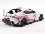 2024 Toyota GR Supra Itasha White 1:18 Solido Licensed Diecast Scale Model Car Collectible