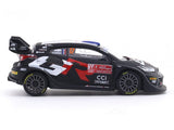 2024 Toyota GR Yaris Rally1 Hybrid WRC #17 1:43 Bburago Licensed Diecast Scale Model | Collectible Rally Car Replica