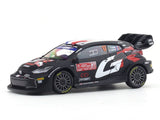 2024 Toyota GR Yaris Rally1 Hybrid WRC #17 1:43 Bburago Licensed Diecast Scale Model | Collectible Rally Car Replica