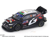 2024 Toyota GR Yaris Rally1 Hybrid WRC #33 1:43 Bburago Licensed Diecast Scale Model | Collectible Rally Car Replica