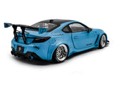 2024 Toyota GR86 LBWK Body Kit Baby Blue 1:18 Solido Licensed Diecast Scale Model Car Collectible