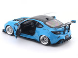 2024 Toyota GR86 LBWK Body Kit Baby Blue 1:18 Solido Licensed Diecast Scale Model Car Collectible