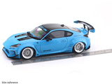 2024 Toyota GR86 LBWK Body Kit Baby Blue 1:18 Solido Licensed Diecast Scale Model Car Collectible