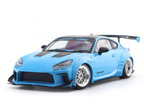2024 Toyota GR86 LBWK Body Kit Baby Blue 1:18 Solido Licensed Diecast Scale Model Car Collectible