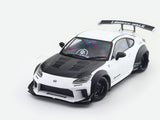 2024 Toyota GR86 LBWK Body Kit Pearl White 1:18 Solido Licensed Diecast Scale Model Car Collectible