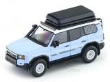 2024 Toyota Land Cruiser Prado Blue 1:64 GCD licensed diecast model car collectible with acrylic display case