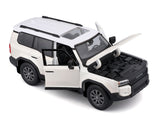 Pre Order : 2024 Toyota Land Cruiser White 1:24 Maisto Diecast Model Car | Buy in India