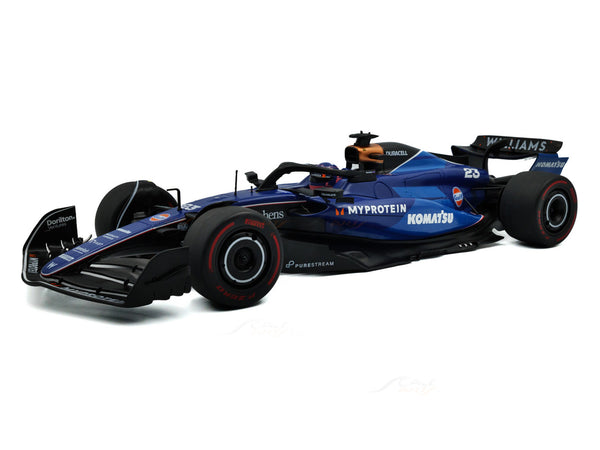 2024 Williams F1 Team FW46 No23 Saudi Arabia GP A Albon 1:18 Solido Licensed Diecast Scale Model Car Collectible