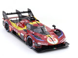 2025 Ferrari 499P No 51 3rd Place 24h Le Mans 1:18 Bburago Licensed Diecast Model Car | Ferrari Hypercar Collectible | Buy in India