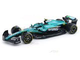 2025 Aston Martin AMR25 No.14 Fernando Alonso with Driver Figure 1:24 Bburago Licensed Formula 1 Diecast Scale Model Car Collectible | Buy in India