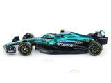 2025 Aston Martin AMR25 No.14 Fernando Alonso with Driver Figure 1:24 Bburago Licensed Formula 1 Diecast Scale Model Car Collectible | Buy in India