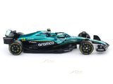 2025 Aston Martin AMR25 No.14 Fernando Alonso with Driver Figure 1:24 Bburago Licensed Formula 1 Diecast Scale Model Car Collectible | Buy in India