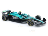 2025 Aston Martin AMR25 No.14 Fernando Alonso with Driver Figure 1:24 Bburago Licensed Formula 1 Diecast Scale Model Car Collectible | Buy in India
