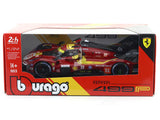 2025 Ferrari 499P #51 3rd Place 24h Le Mans 1:24 Bburago Licensed Diecast Model Car | Ferrari Hypercar Collectible | Buy in India