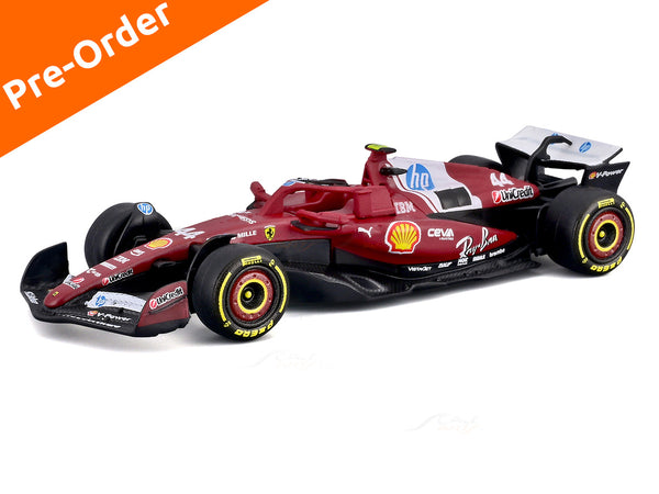 PreOrder : 2025 Ferrari SF-25 No 44 Lewis Hamilton Australia GP 1:64 Bburago diecast scale model car