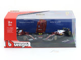 2025 Ferrari SF-25 Twin Pack Charles Leclerc No.16 1:64 Bburago Licensed F1 Diecast Scale Model Car Collectibles | Buy in India