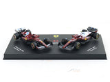 2025 Ferrari SF-25 Twin Pack Lewis Hamilton No.44 1:64 Bburago Licensed F1 Diecast Scale Model Car Collectible Set | Hamilton Ferrari Debut Season | Buy in India