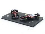 2025 Ferrari SF-25 Twin Pack Lewis Hamilton No.44 1:64 Bburago Licensed F1 Diecast Scale Model Car Collectible Set | Hamilton Ferrari Debut Season | Buy in India